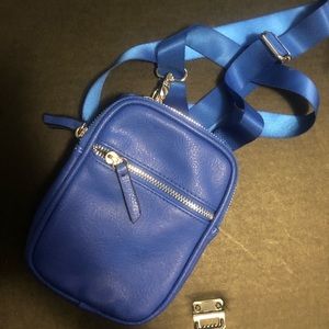 BLUE MINI CROSSBODY